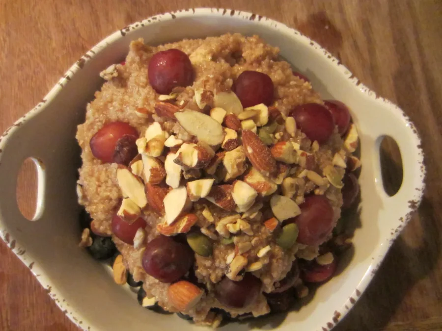 A hearty, whole-gran breakfast with Bob's Red Mill Ancient Grain Medley